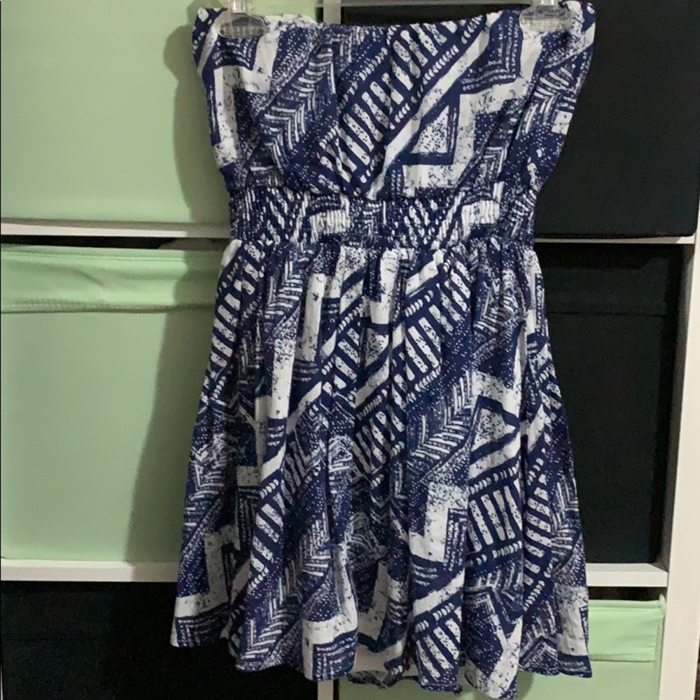 Strapless summer dress